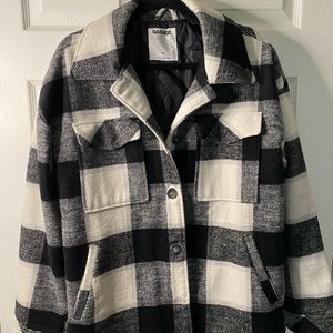 Garage plaid shacket